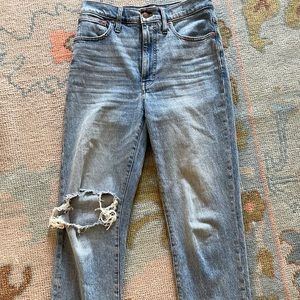 Madewell Perfect Vintage High Rise Straight Jean